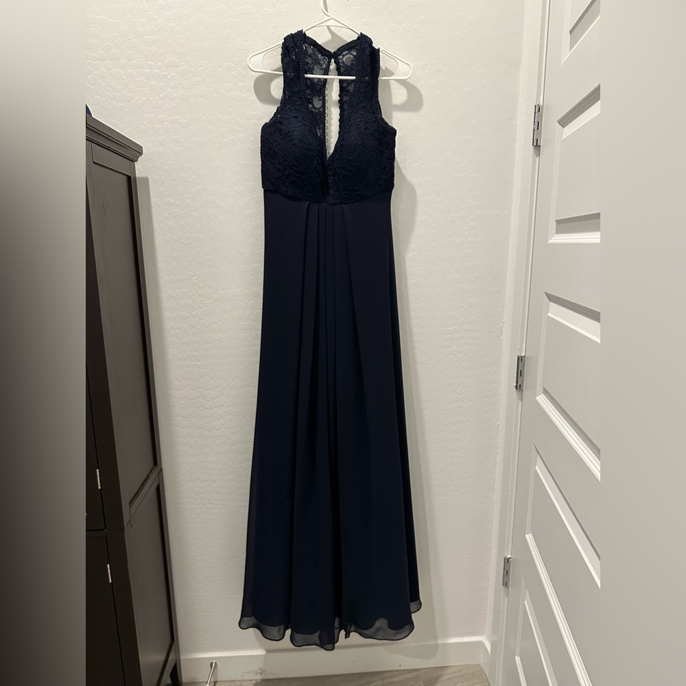 Navy Mori Lee Bridesmaid Dress